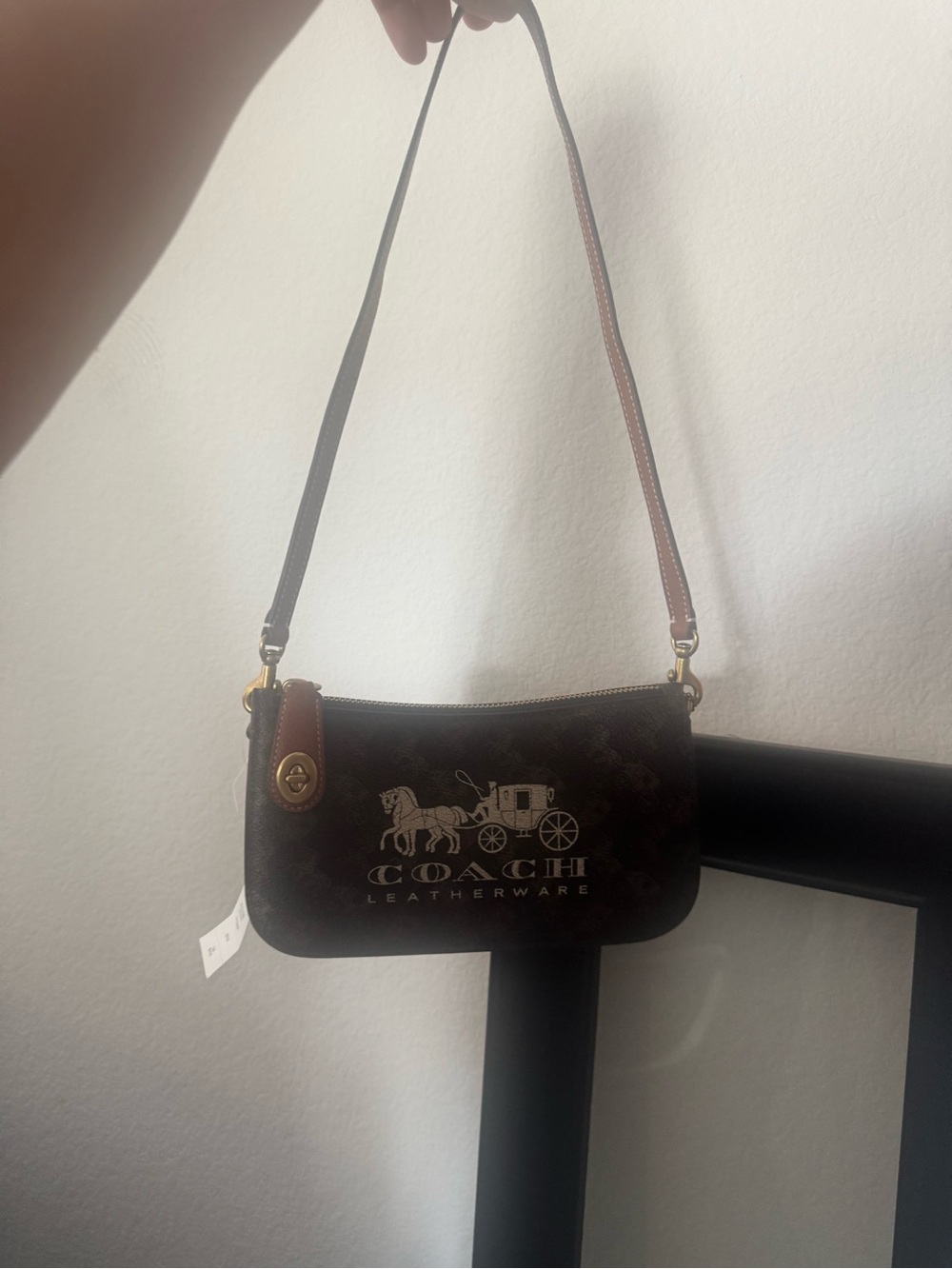 Coach Brown Signature Canvas Shoulder bag